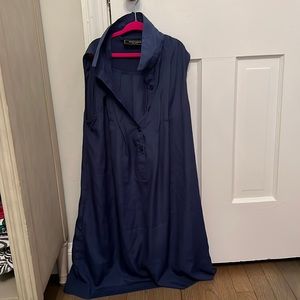 Small Blue Dress with a collar